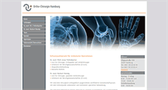 Desktop Screenshot of orthochirurgie-hamburg.de